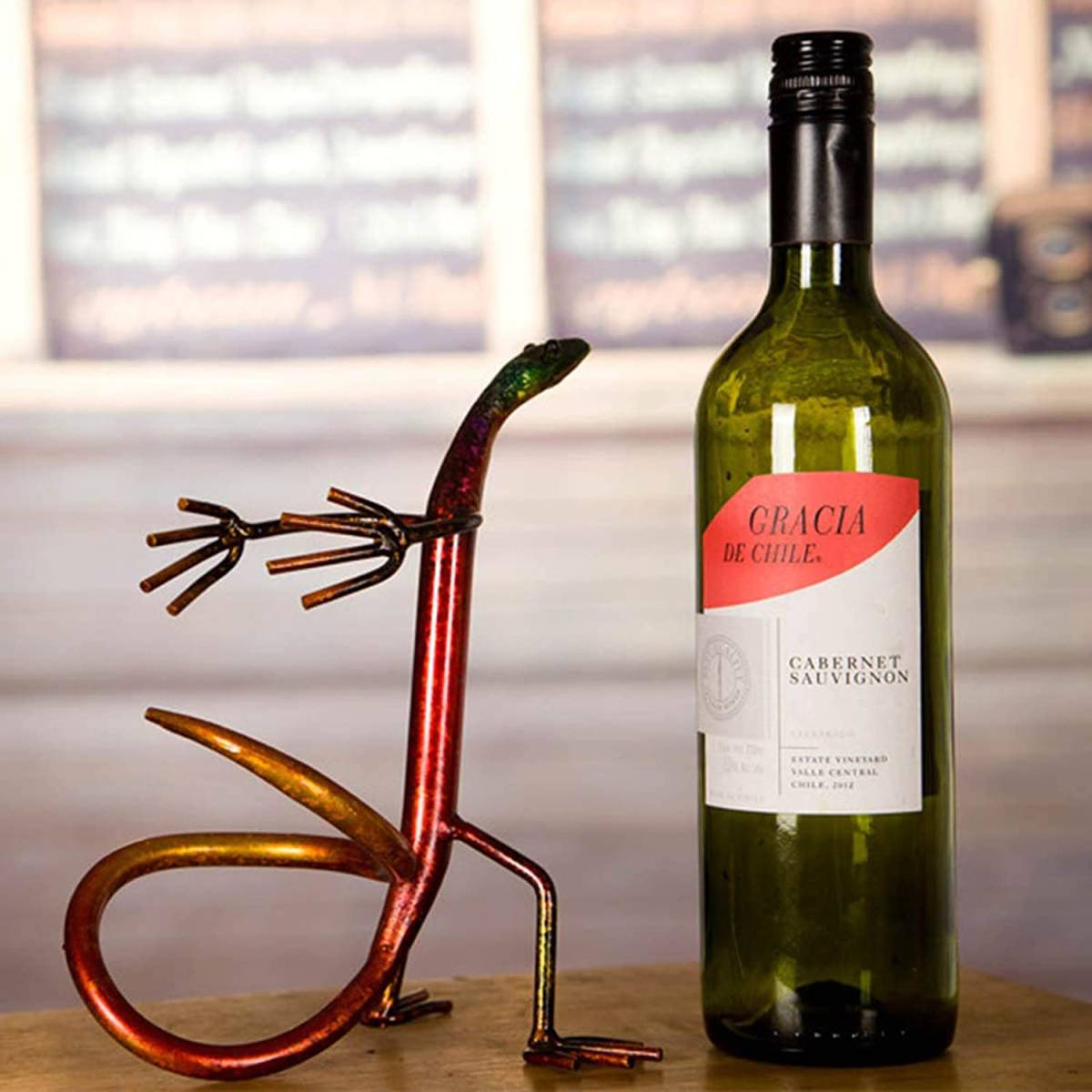 最大91%OFFクーポン Tooarts 猫の形のワインホルダー ワイン棚 メタル 彫刻 実用的 インテリ