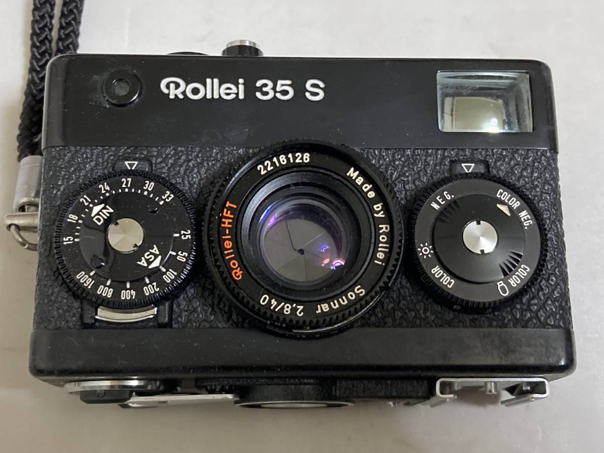 Rollei ローライ 35S HFT Sonnar 40mm F2.8 シンガポール製 フィルム