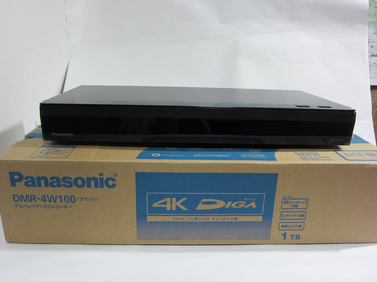パナソニック ブルーレイレコーダー 4K DIGA DMR-4W100 Panasonic
