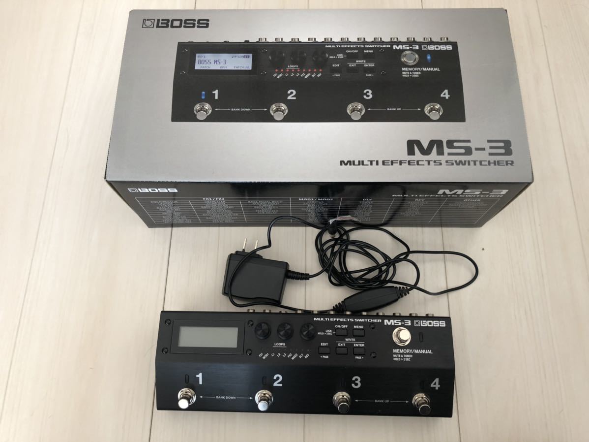 BOSS マルチエフェクター スイッチャー MS-3 | monsterdog.com.br