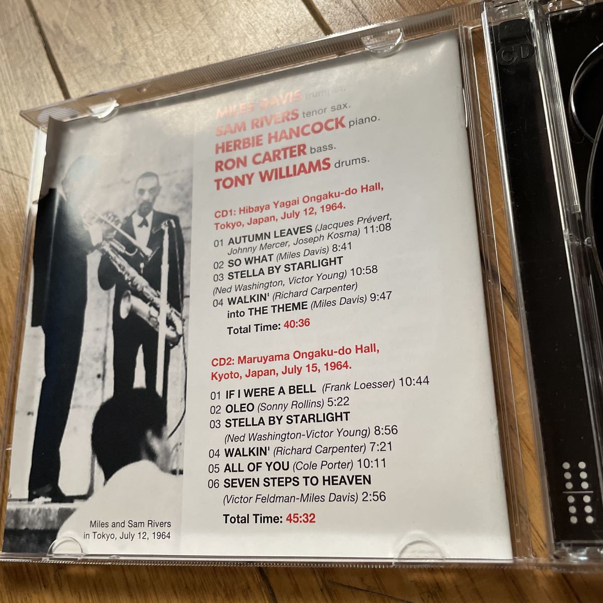MILES DAVIS /JAPANESE CONCERTS /輸入盤2枚組CD_画像4