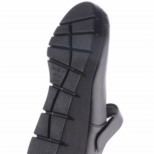 37lk 送料無料 ファーストコンタクト パンプス 靴 日本製 楽ちん 痛くない ストラップ切替デザイン 母の日 ウェッジパンプス_画像5