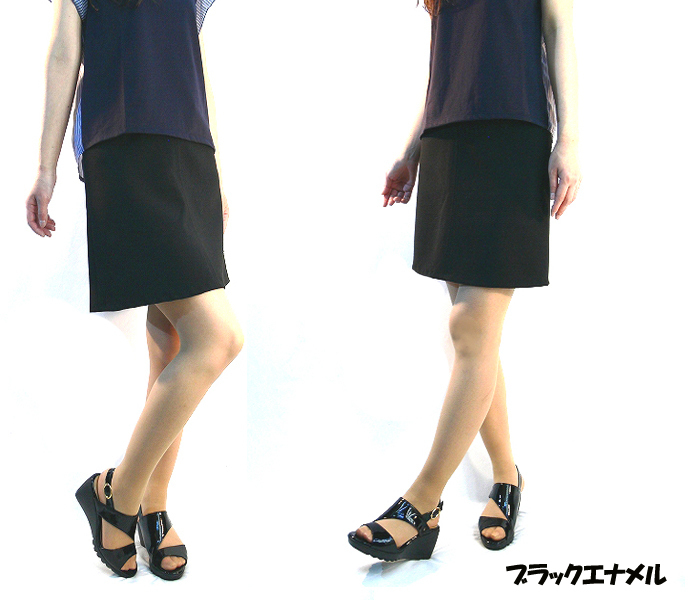 40lk 送料無料 ファーストコンタクト ストラップ 靴 パンプス ゴムフィットサンダル 痛くない 日本製 パンプス 黒 母の日 ナースダンサルの画像2