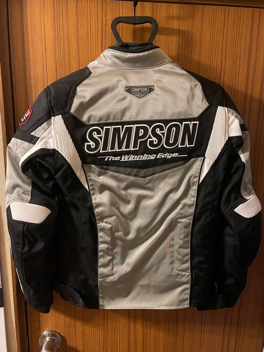 SIMPSON バイクジャケット ナイロンジャケット ライディングジャケット　レディース　Sサイズ