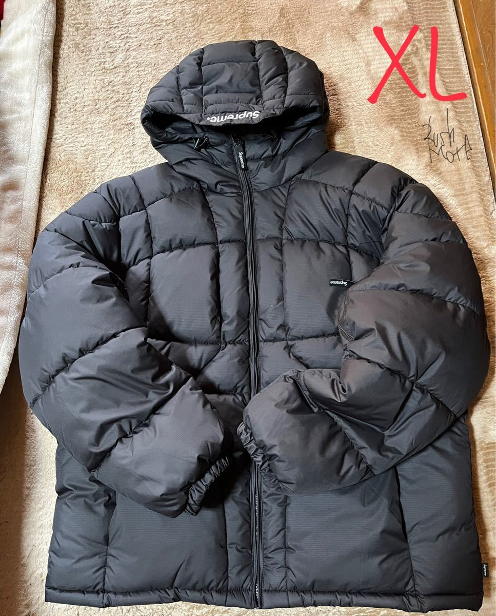 SUPREME Warp Hooded Puffy Jacket BLACK | contifarma.pe