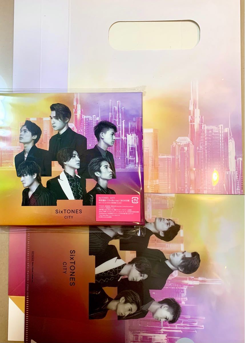 SixTONES アルバム CITY 2形態セット CD+DVD ストーンズ SixTONES アルバム CITY 2形態セット CD+DVD ストーンズ