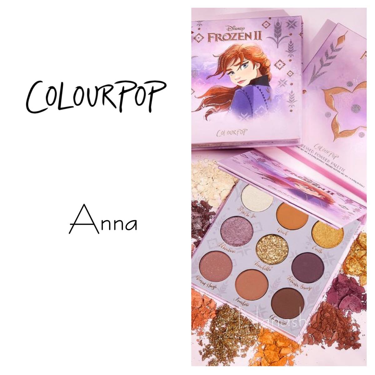 Colourpop eyeshadow palette ★ Anna カラポ　カラーポップ　アナ雪