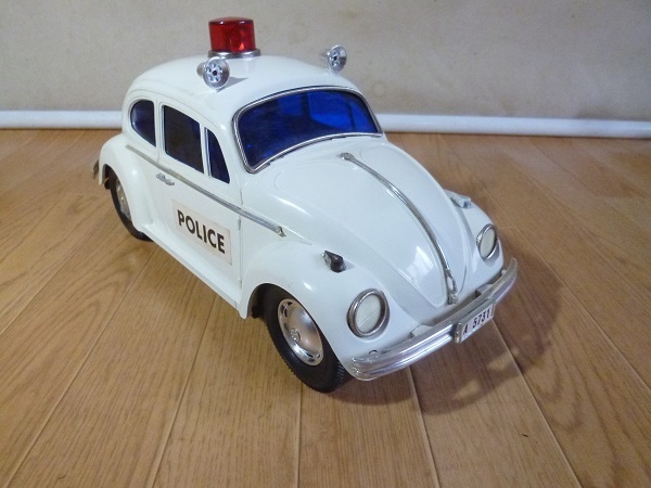 No.061 ■おもちゃ Alps Police Car パトカー 希少 日本製。の画像5