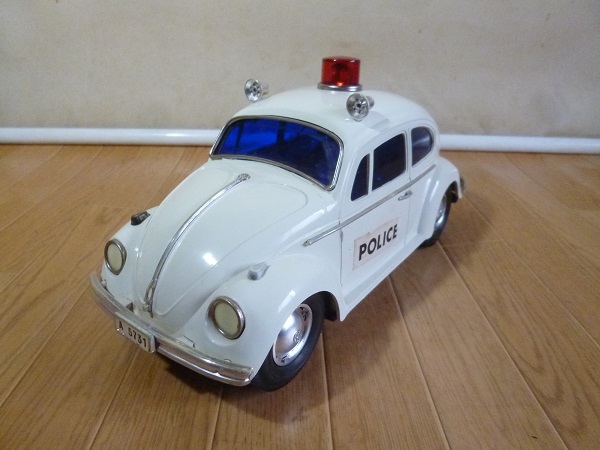 No.061 ■おもちゃ Alps Police Car パトカー 希少 日本製。の画像4