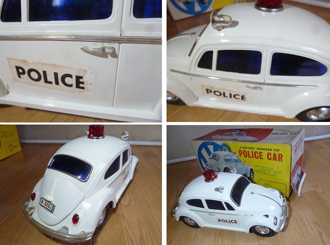 No.061 ■おもちゃ Alps Police Car パトカー 希少 日本製。の画像10