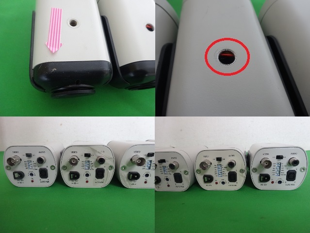 6678* security camera 5 pcs summarize Security CCD Camera CPC311N/NL CPC313N/NL security CCD camera present condition goods 