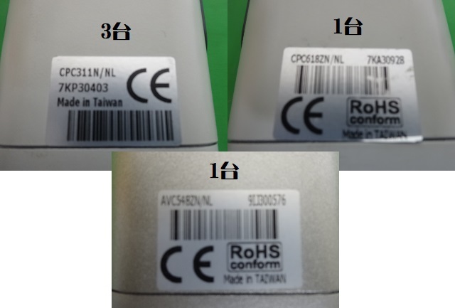 6679★ 防犯カメラ 5台まとめ Security CCD Camera CPC311N/NL CPC6182N/NL AVC5482N/NL セキュリティー CCD カメラ 現状品_画像10