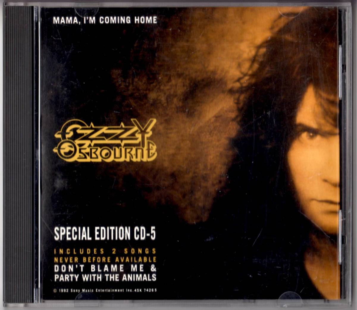 Used CDシングル 輸入盤 オジー・オズボーン Ozzy Osbourne『ママ、アイム・カミング・ホーム』- Mama, I’m Coming Home(1992年)全3曲_画像1