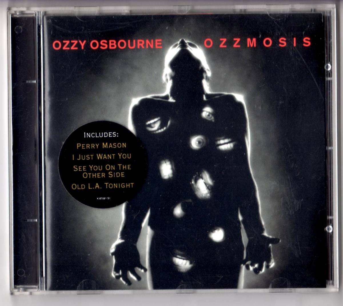 Used CD 輸入盤 オジー・オズボーン Ozzy Osbourne『オズモシス』- Ozzmosis(1995年)全10曲アメリカ盤
