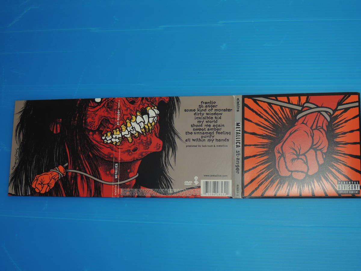 Used CD 輸入盤 メタリカ Metallica『セイント・アンガー』- St. Anger(2003年)全11曲アメリカ盤デジパック