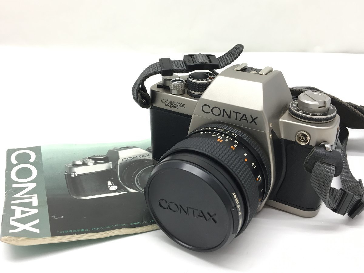 CONTAX S2 60周年記念モデル CarlZeiss planar 1.4/50 フィルム 一眼レフカメラ 説明書つき ジャンク 