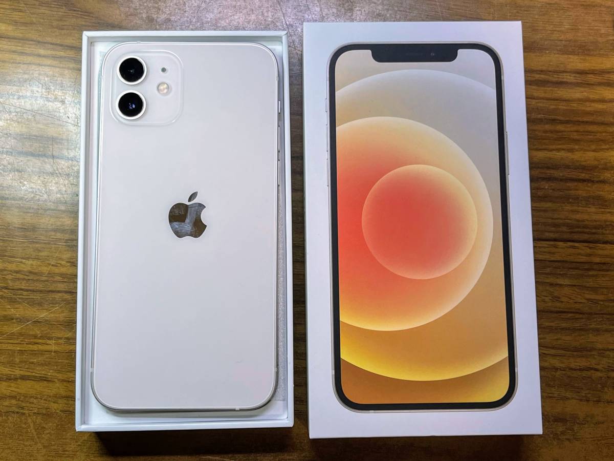 iphone12 本体 64GB simフリー ホワイト 新品 Softbank | www.jarussi