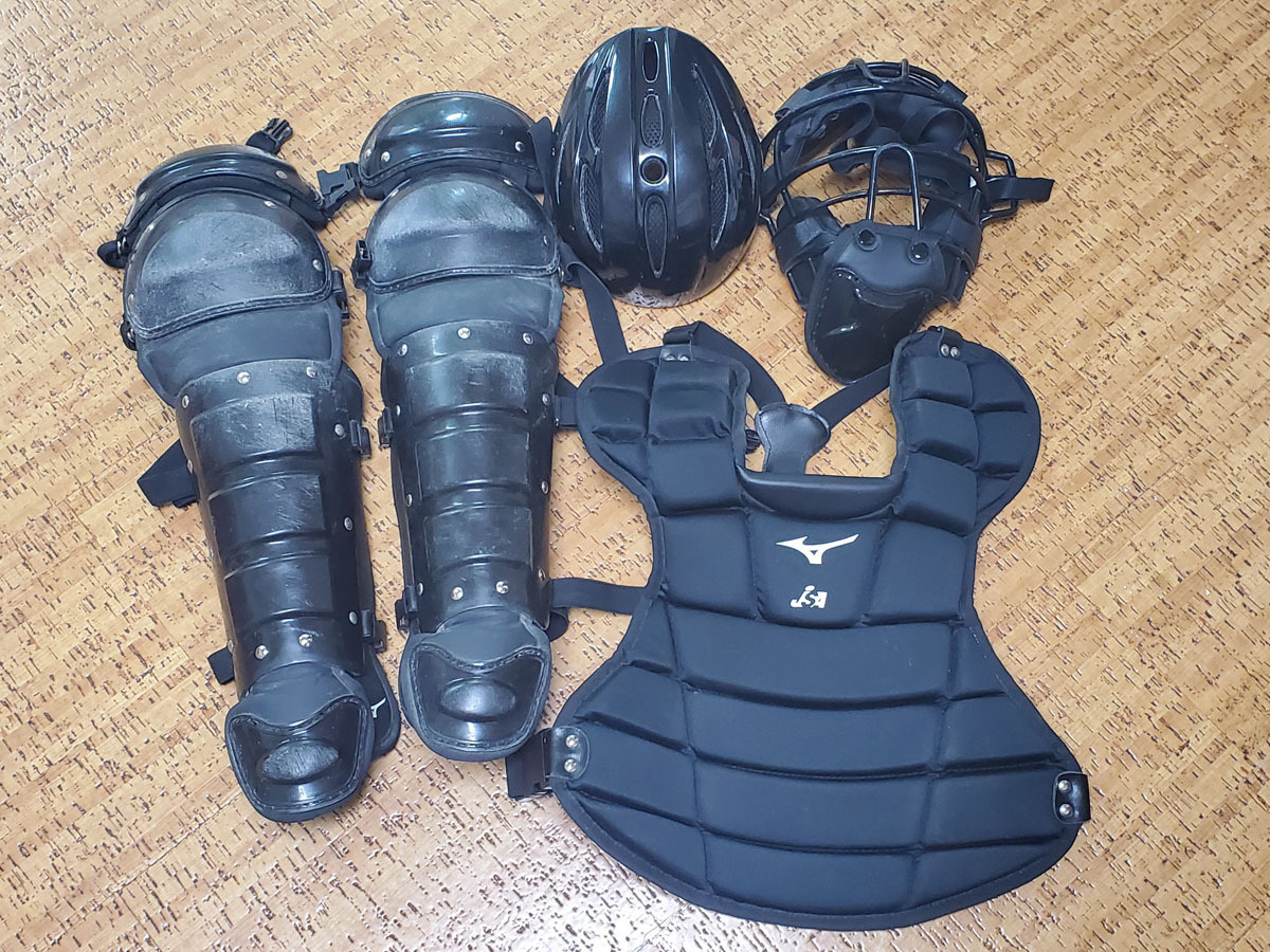 ソフトボール キャッチャー防具セット レガース プロテクター マスク