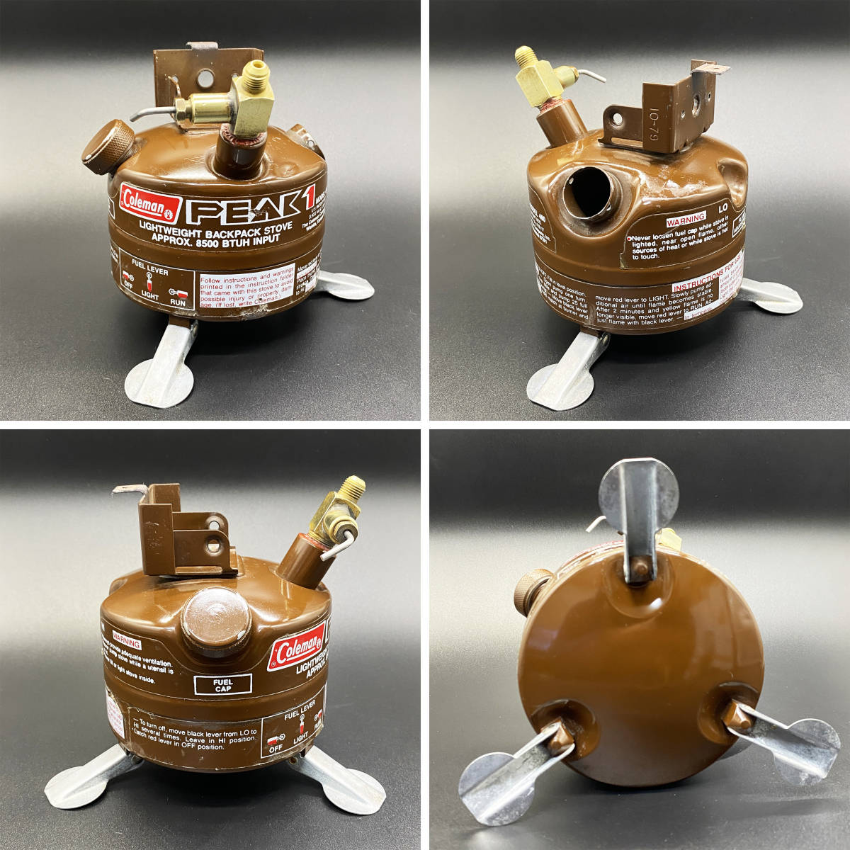 初代モデル】分解整備済 当日発送 コールマン peak1 400 79年10 初代モデル】分解整備済 当日発送 コールマン peak1 400 79年10