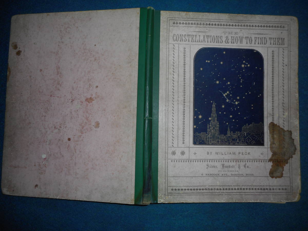 アンティーク、天球図、天文、Astronomy星図、天体観測1930年頃『星座とその見つけ方』星座早見盤 Star map, Planisphere, Celestial atlas