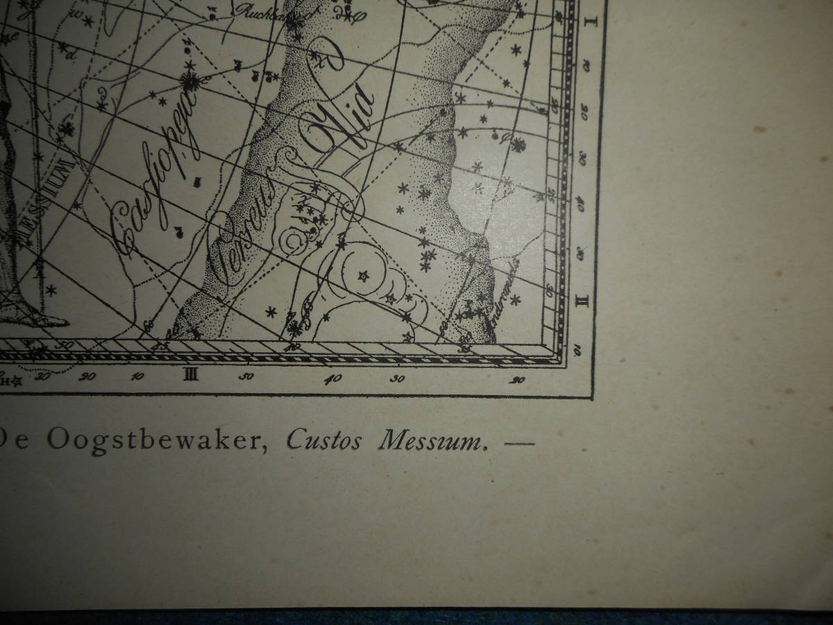 アンティーク天球図、天文暦学書Astronomy 星座図絵1801年復刻『ボーデの星図ウラノグラフィア1』Star map, Planisphere, Celestial atlas_画像10
