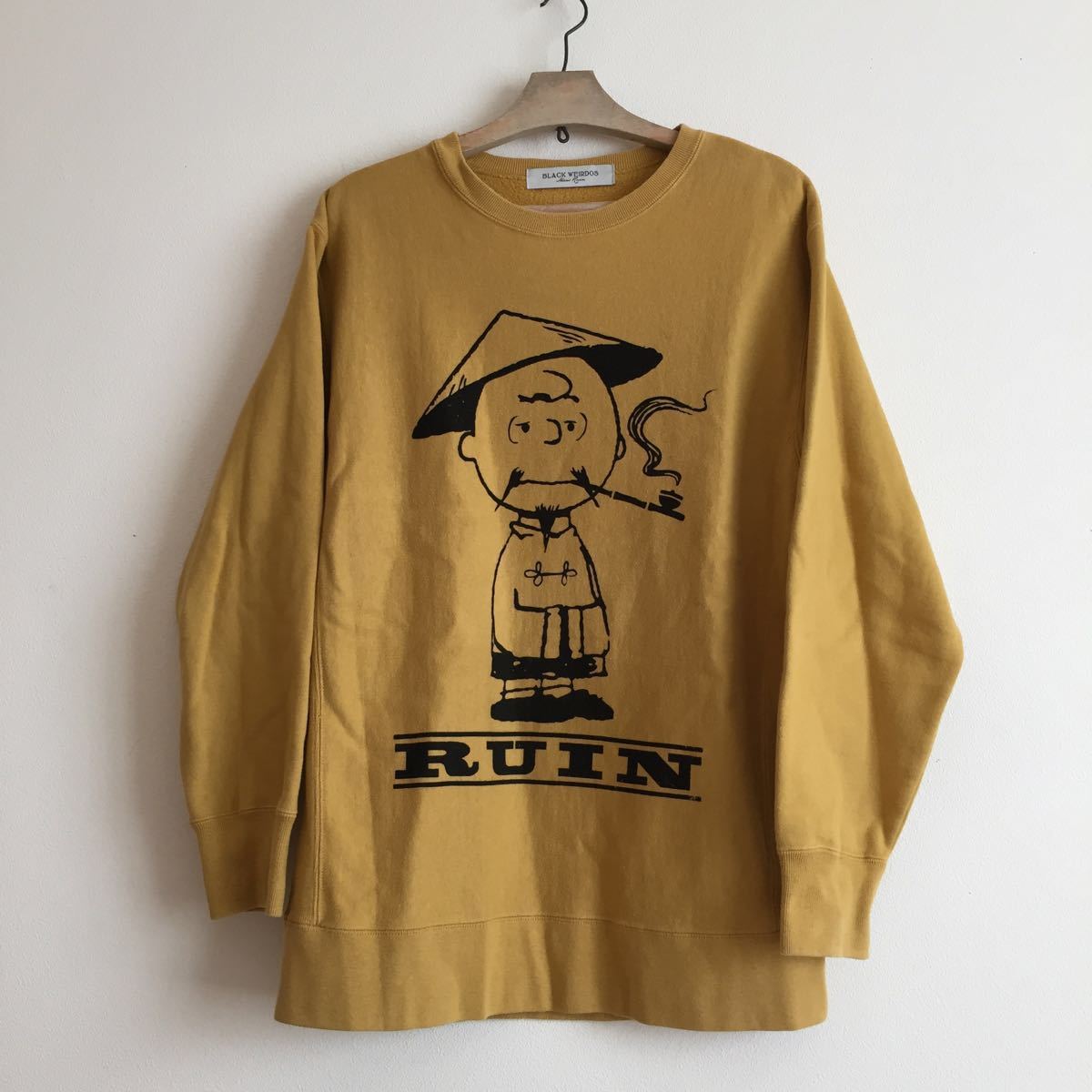 ☆美品!BLACK WEIRDOS SUPPLY RUIN スウェットトレーナー スヌーピー