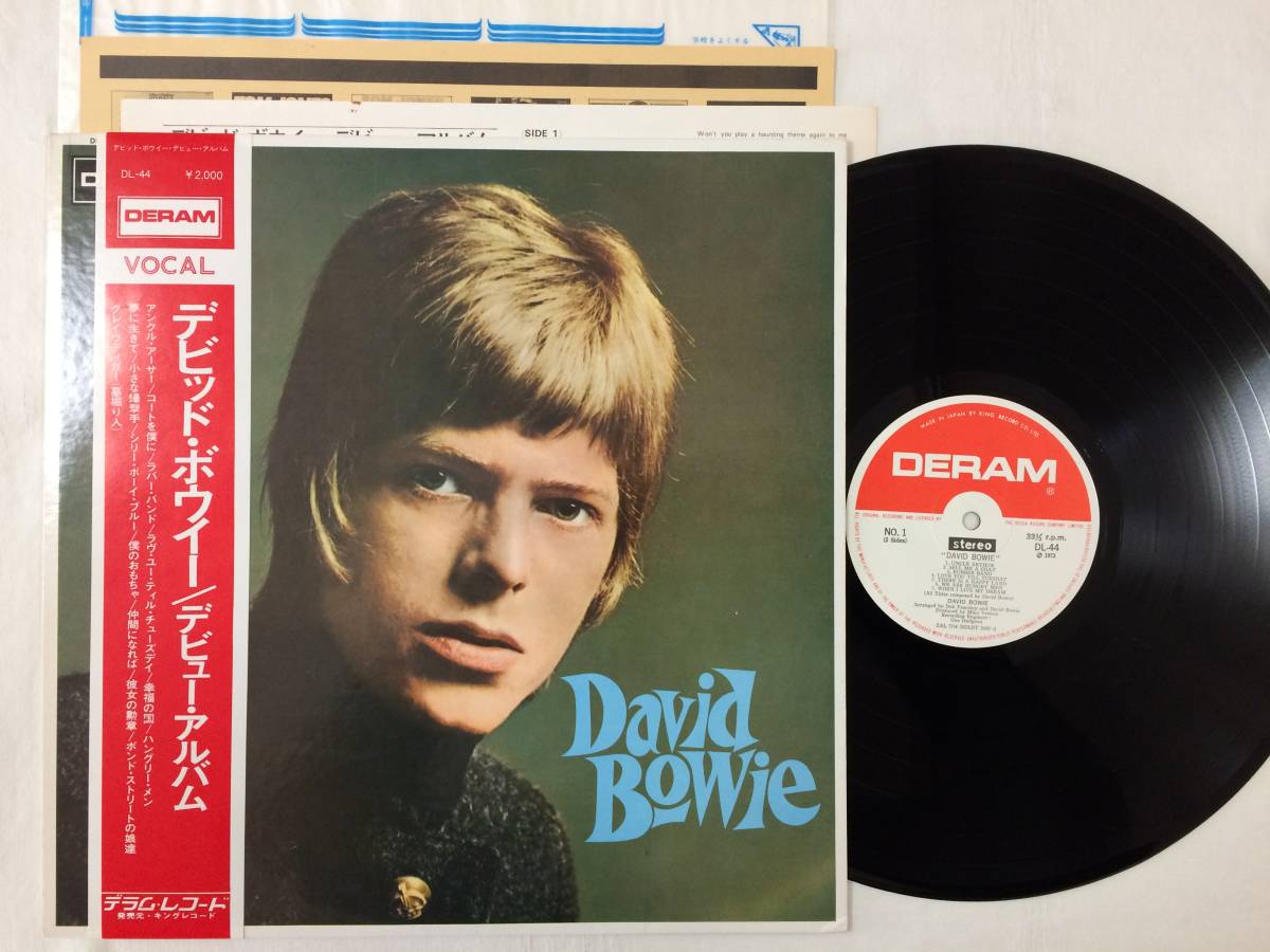 ◇DAVID BOWIE, デビッドボウイ―, DL-44, デビューアルバム, デラム