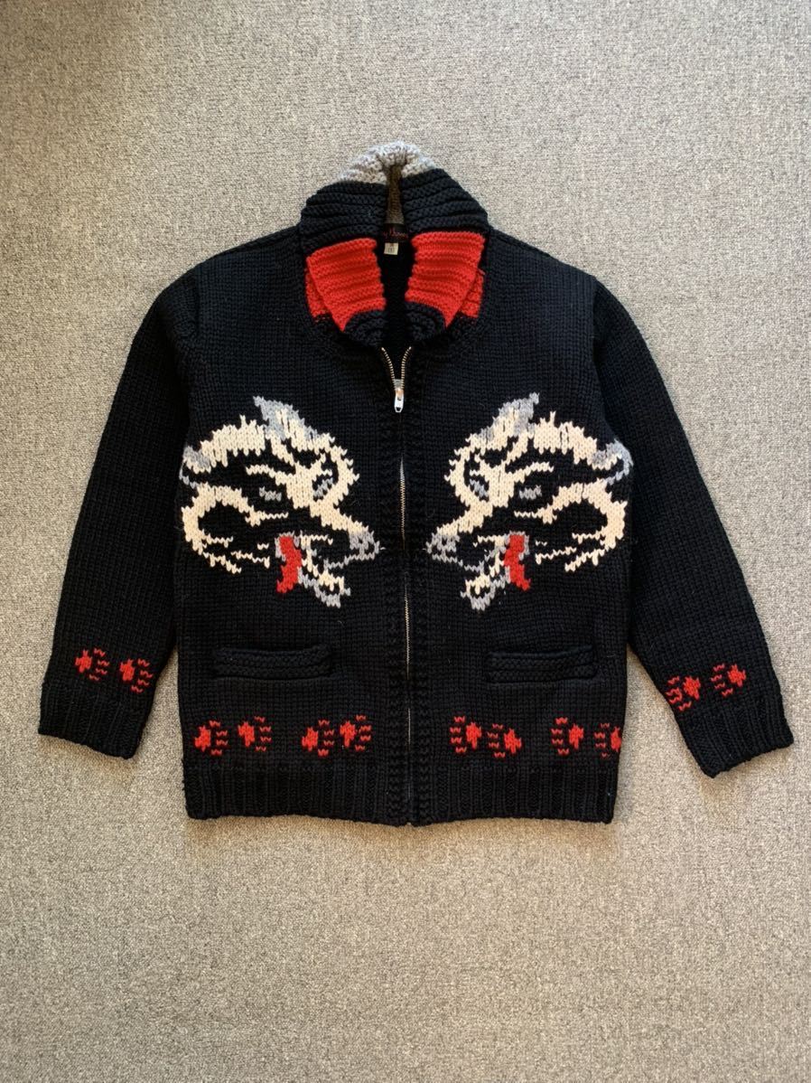 美品 未使用 Dry Bones ドライボーンズ カウチン セーター カウチン