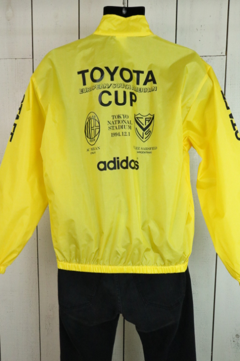 人気ブラドンサッカー/フットサル激レア 94年 デッドストック adidas:トヨタカップ ジャケット YE M-L