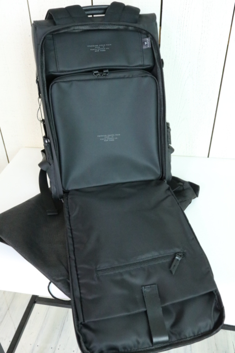 ブラック【新品】☆VINTA:TYPEⅡ 防水 高機能 バックパック トラベル