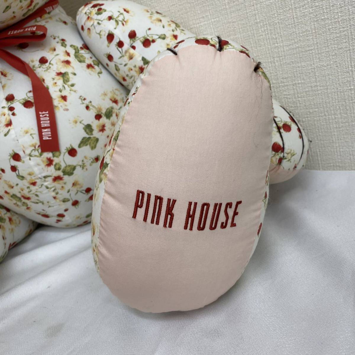 PINK HOUSE ピンクハウス テディベア ぬいぐるみ 特大サイズ レア
