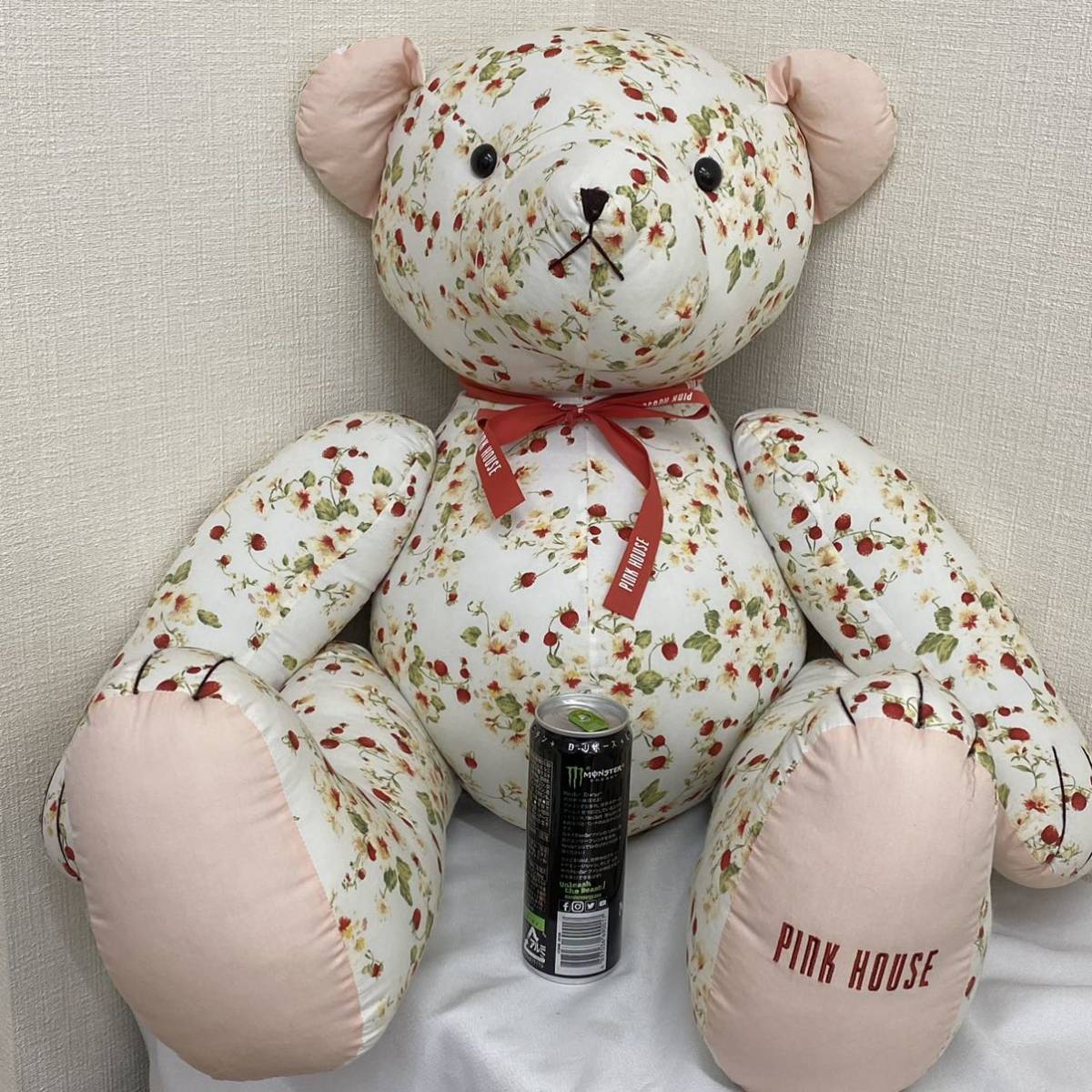 PINK HOUSE ピンクハウス テディベア ぬいぐるみ 特大サイズ レア