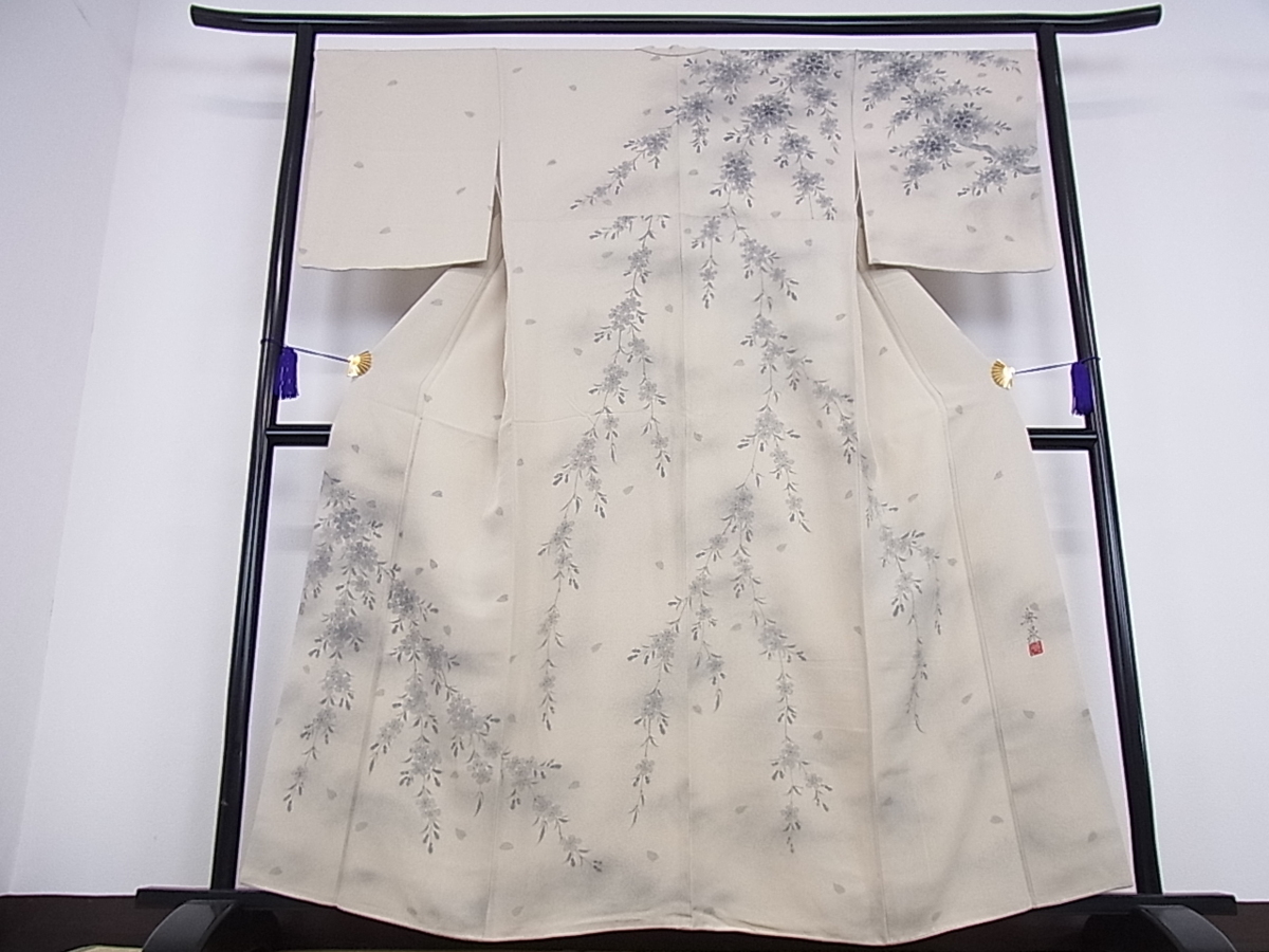 Yahoo!オークション - 平和屋着物 蒔絵友禅作家 澤井豊泉 訪問着