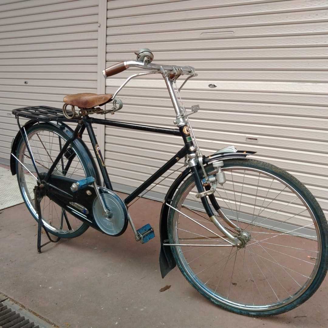 フラワーB ブルーグレイ レア 希少 ツバメ 自転車 スワロー 昭和レトロ