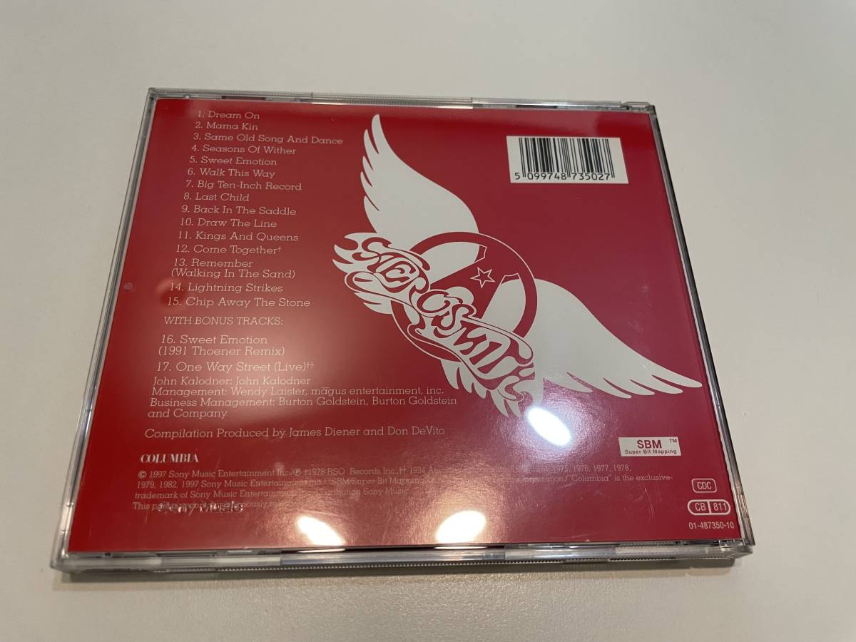 Aerosmith/Greatest Hits 輸入盤_画像2