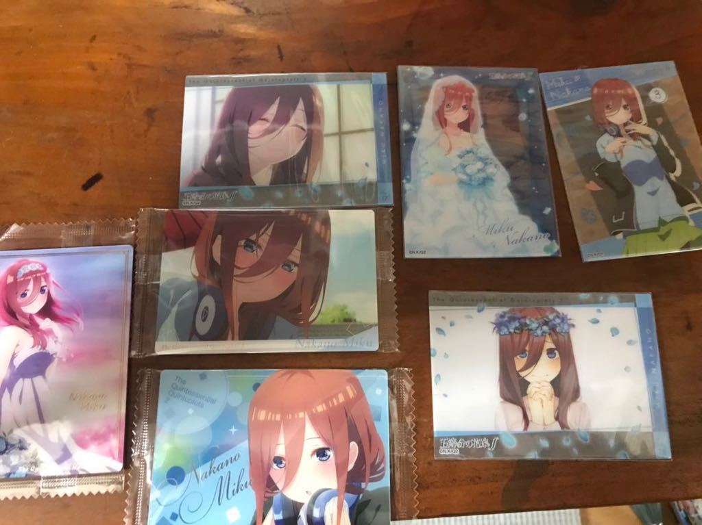 人気 五等分の花嫁II クリアカードコレクション associacaocarioca.org.br
