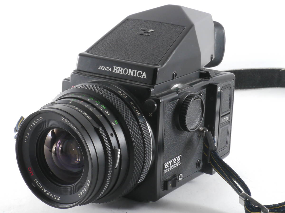 ZENZA BRONICA ETRS 中判 フィルムカメラ + ZENZANON MC 50mm F2.8 単焦点レンズ_画像1