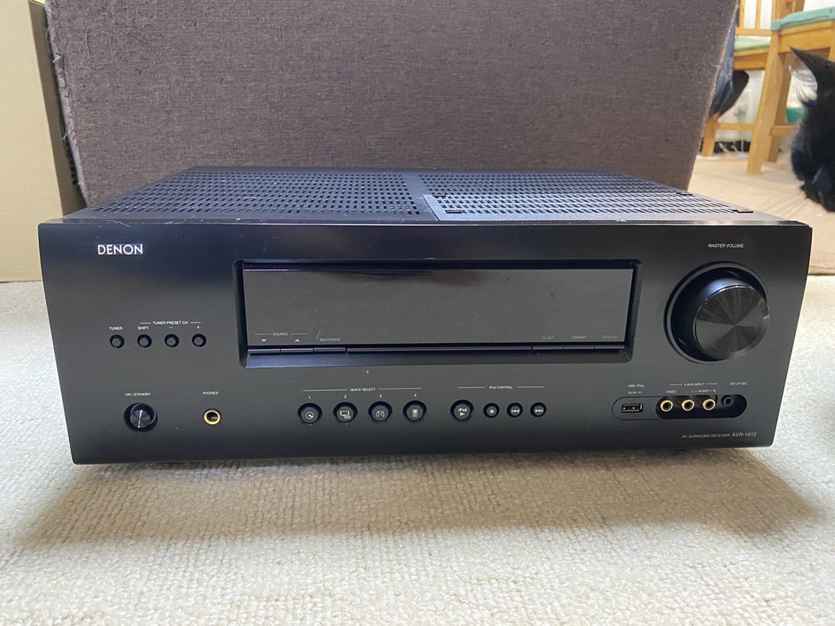 Denon AVサラウンドレシーバー 5.1ch ブラック AVR-1612-K 夜空 - 通販