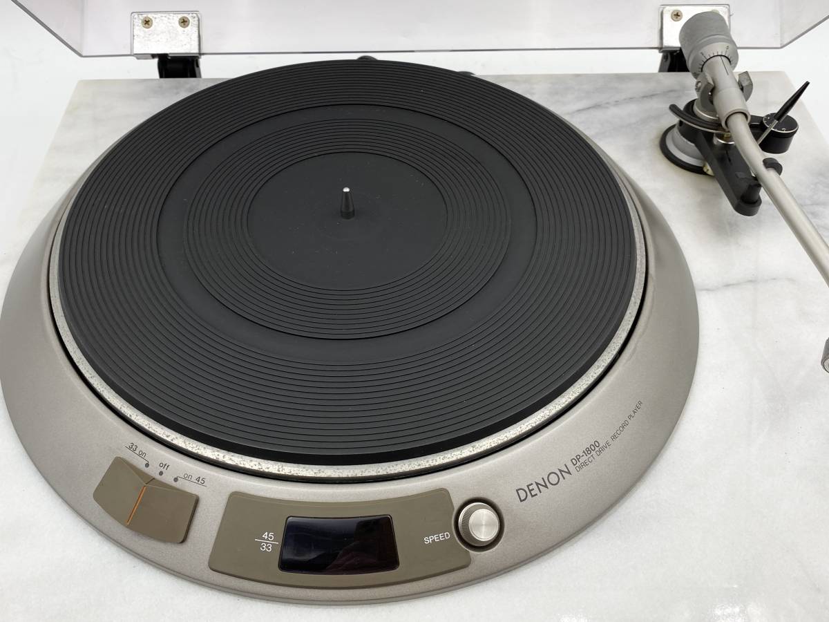 安い高品質】 ヤフオク! - DENON DP-1800 ターンテーブル AT-15Ea