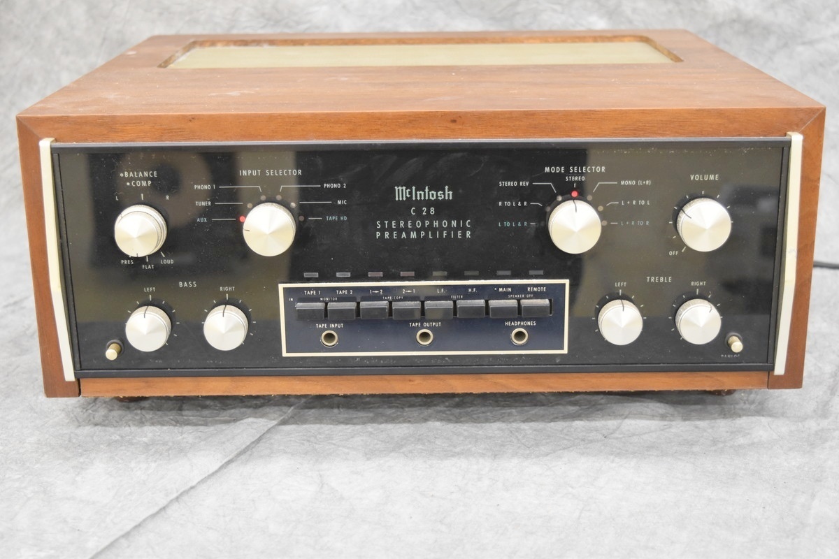 ☆McIntosh マッキントッシュ プリアンプ コントロールアンプ C28 マッキントッシュ C28 プリアンプ