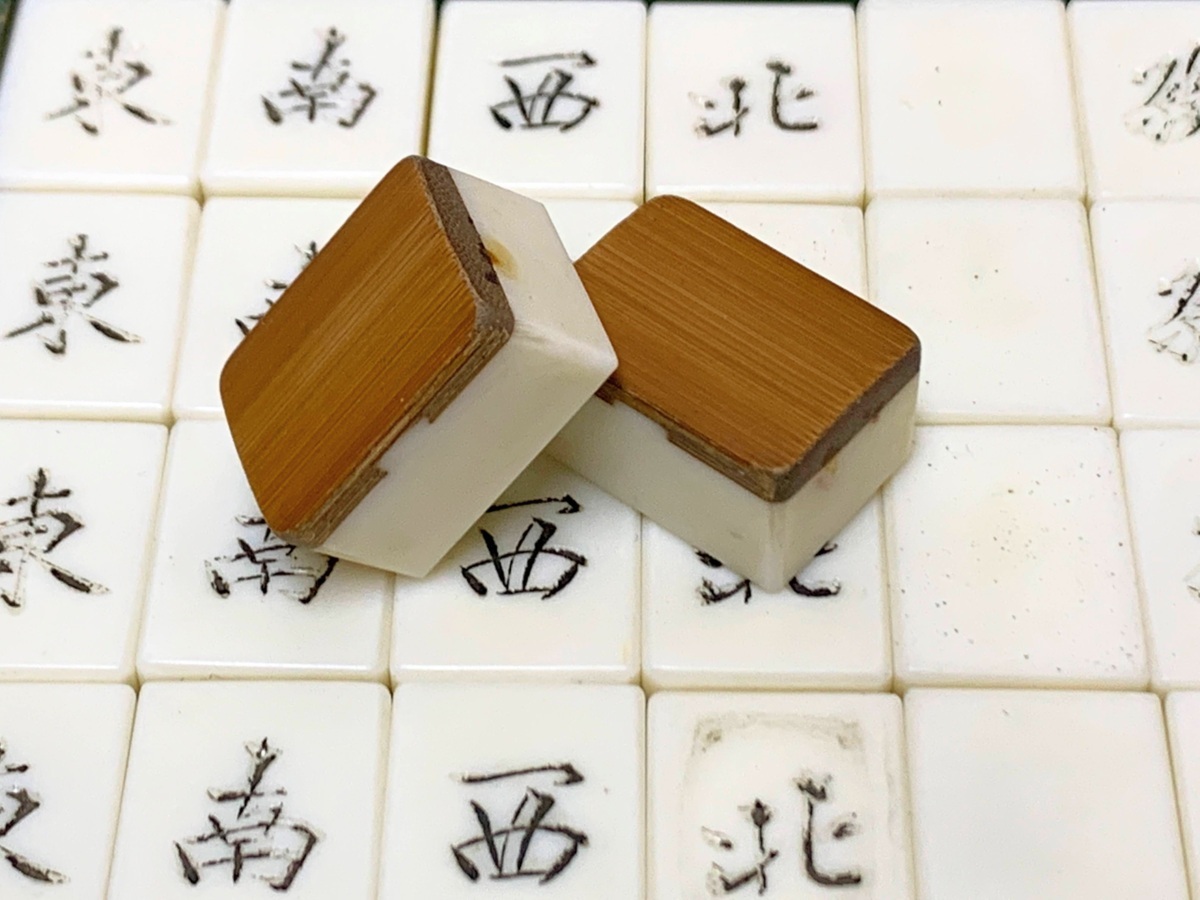 麻雀牌 昭和レトロ 竹製 竹背後 点棒 年代物 Yahoo!オークション - 8861/昭和レトロ 麻雀牌 背竹製 点棒