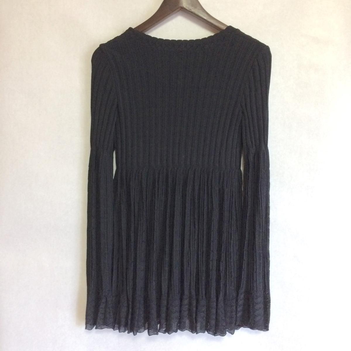 [ new goods ] ARAI a(ALAIA) long sleeve tunic 38 black Ron Herman service /01292