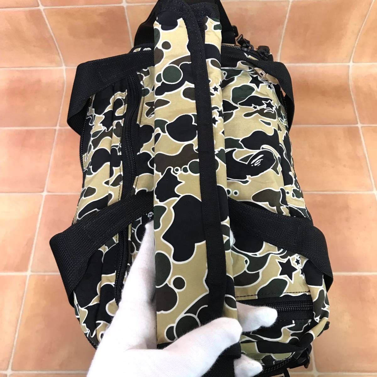 【超希少】 a bathing ape BAPE レコードバッグ　初期　psyche camo DJ bag サイケカモ sta camo エイプ ベイプ nigo ショルダー 緑_画像5