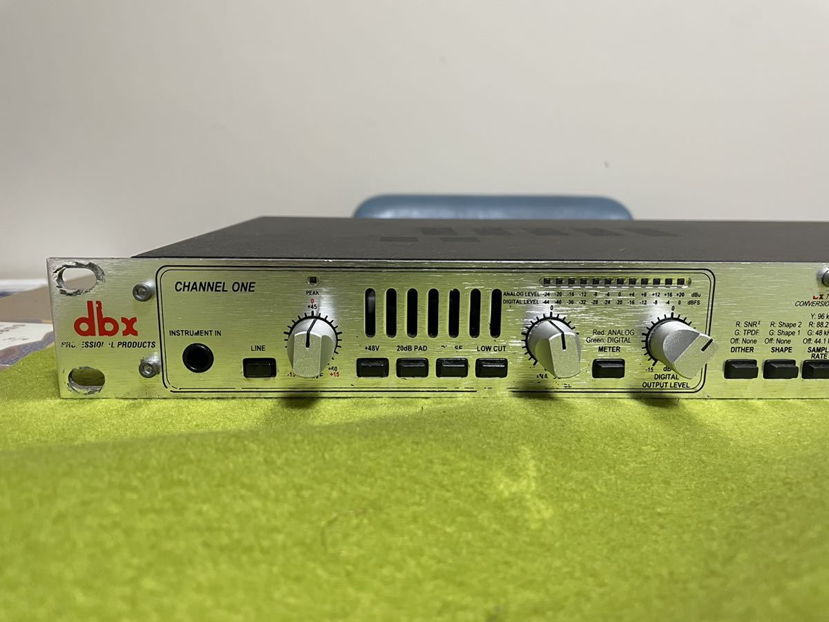 第一ネット DBX 386 デュアル 真空管 マイク プリアンプ デジタル
