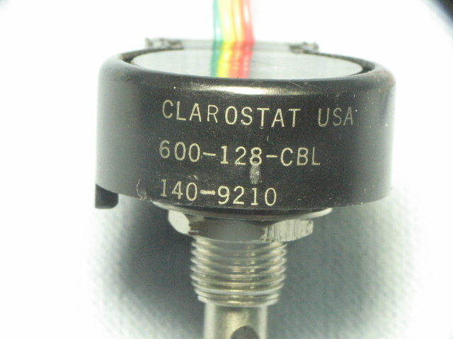 CLAROSTATの取外し品のロータリーエンコーダー「600-128-CBL」①の画像5