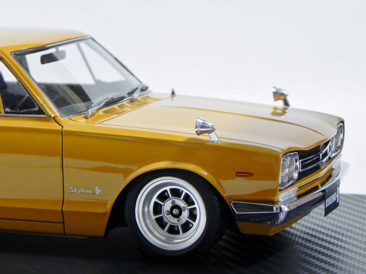 IG 0764 1/18 Nissan Skyline 2000 GT-R (PGC10) Brown IG 0764 1/18 Nissan Skyline 2000 GT-R (PGC10) Brown