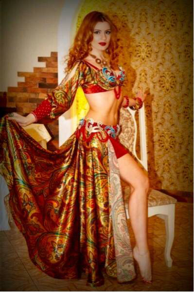 РАСПРОДАЖА! Новый танцевальный костюм живота ☆ Украина Мария, Damask Pattern