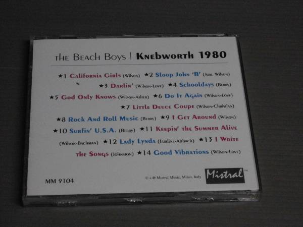 *The Beach Boys/Knebworth 1980★CD_画像2