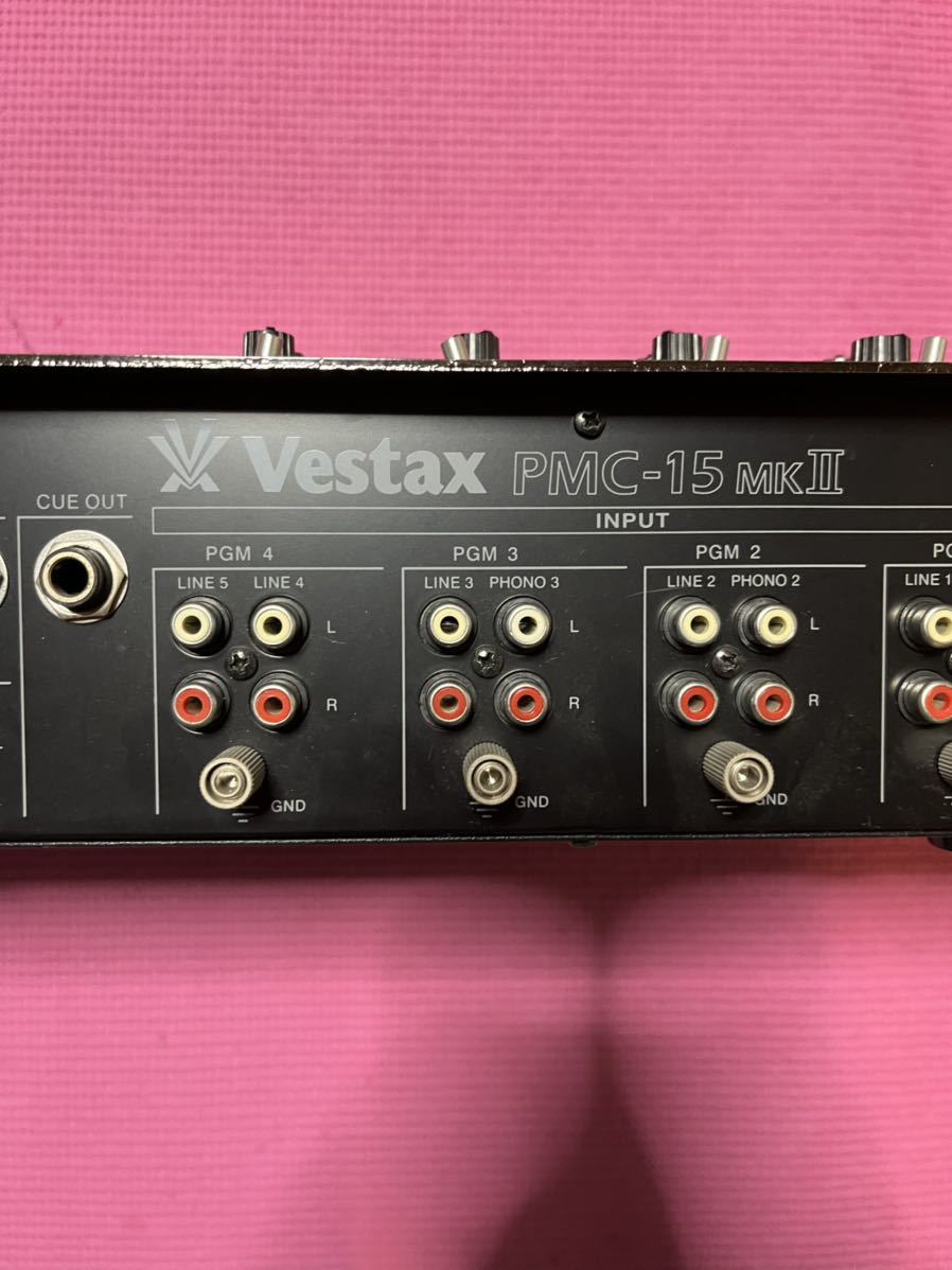 DJミキサー Vestax ベスタクス アナログミキサー PMC-15 MK2 可動品