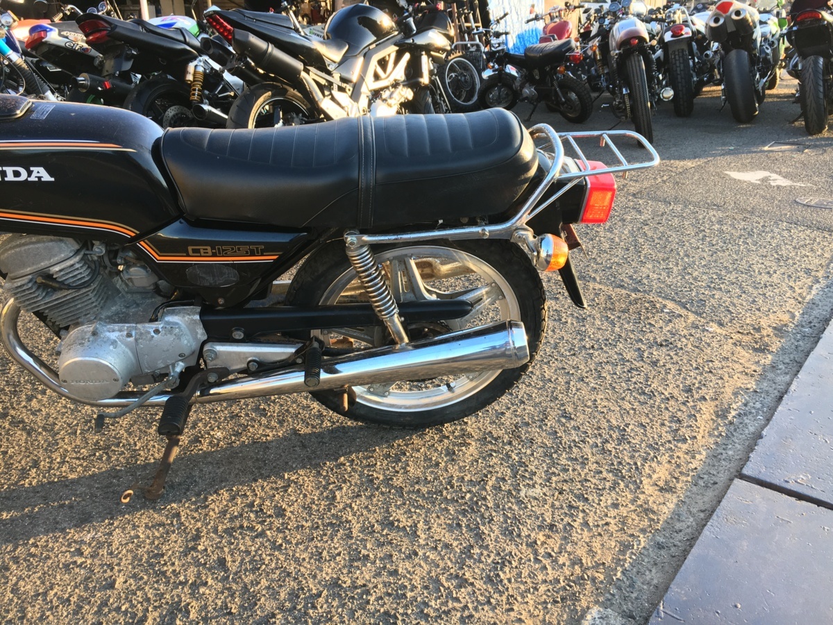 ホンダ CB125T 子バブ 化けバブ ミニホーク クランキングOK 書類 ホンダ CB125T 子バブ 化けバブ ミニホーク クランキングOK 書類